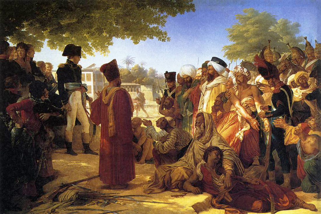 napoleon pardoning the rebels at cairo